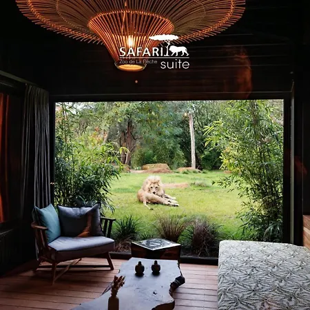 Safari Suite Lions Zoo De La Fleche ホテル *