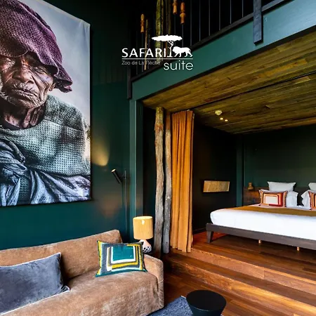 ホテル Safari Suite Lions Zoo De La Fleche