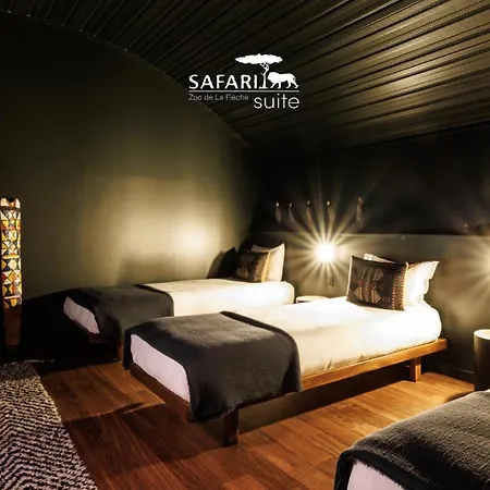 호텔 Safari Suite Lions Zoo De La Fleche