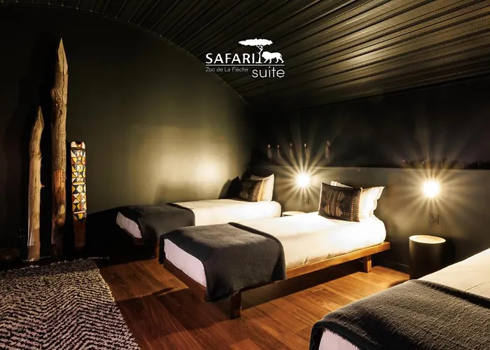 호텔 Safari Suite Lions Zoo De La Fleche